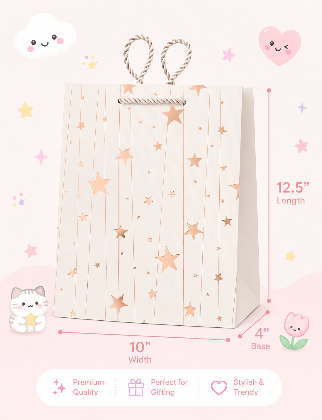 Pastel Star Gift Bag